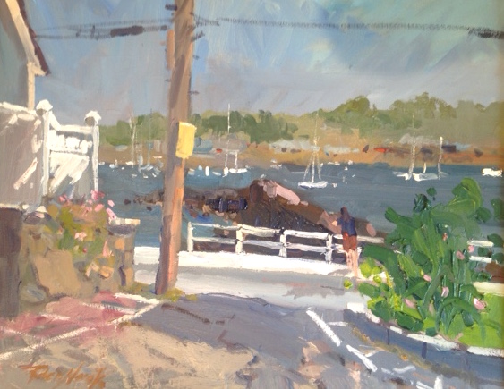 Little Island View -Marblehead MA oil painting by Robert Noreika